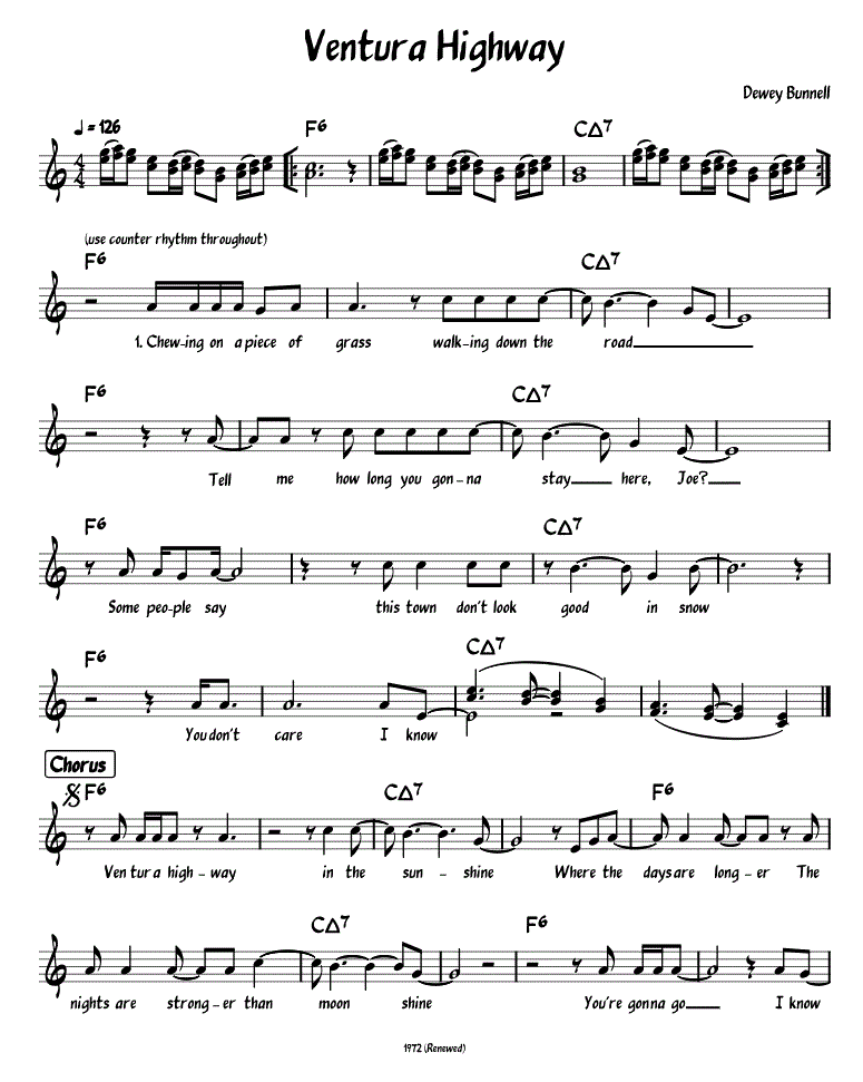 Sheet Music